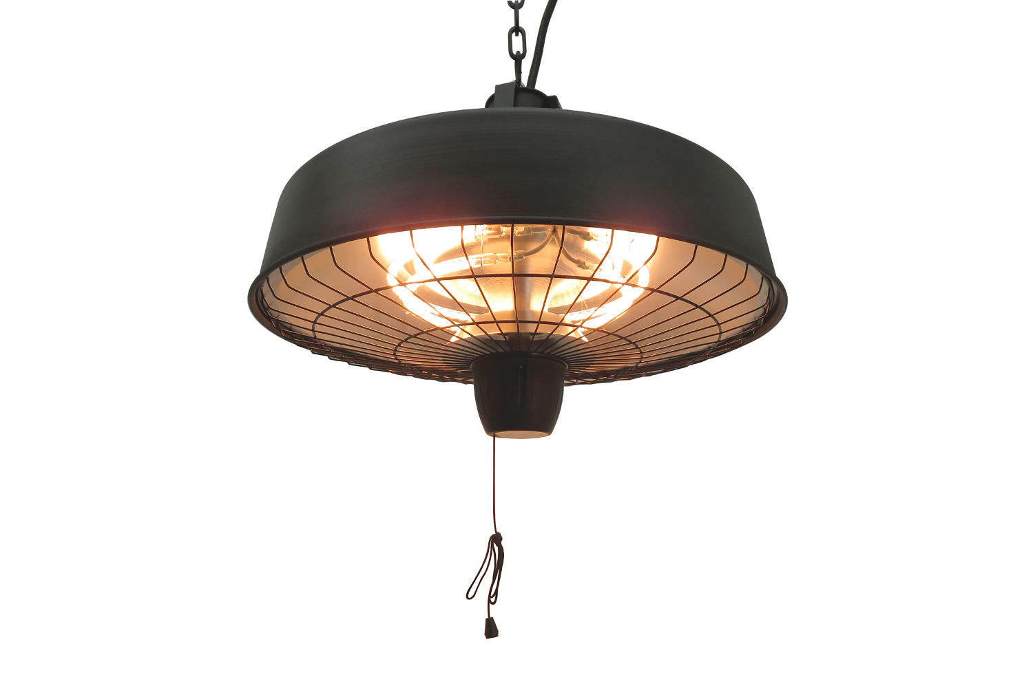 Outsunny 2500W Adjustable Infrared Halogen Light Heater | Black