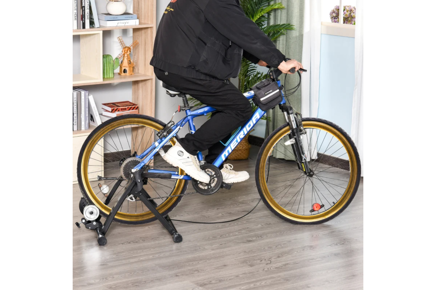 Homcom Indoor Exercise Bike | Black