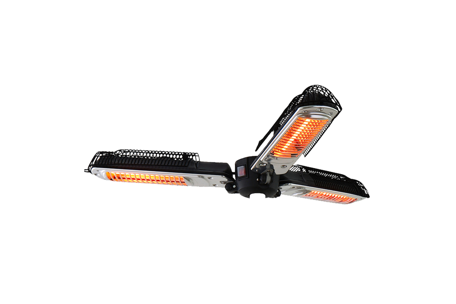 Outsunny 2000W Parasol Mounted Electric Infrared Heater | Black