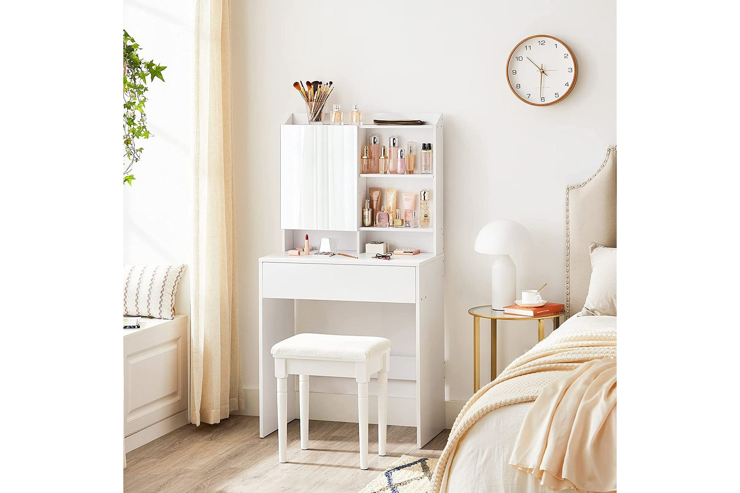 Vasagle Rdt118w01 - Vanity Table