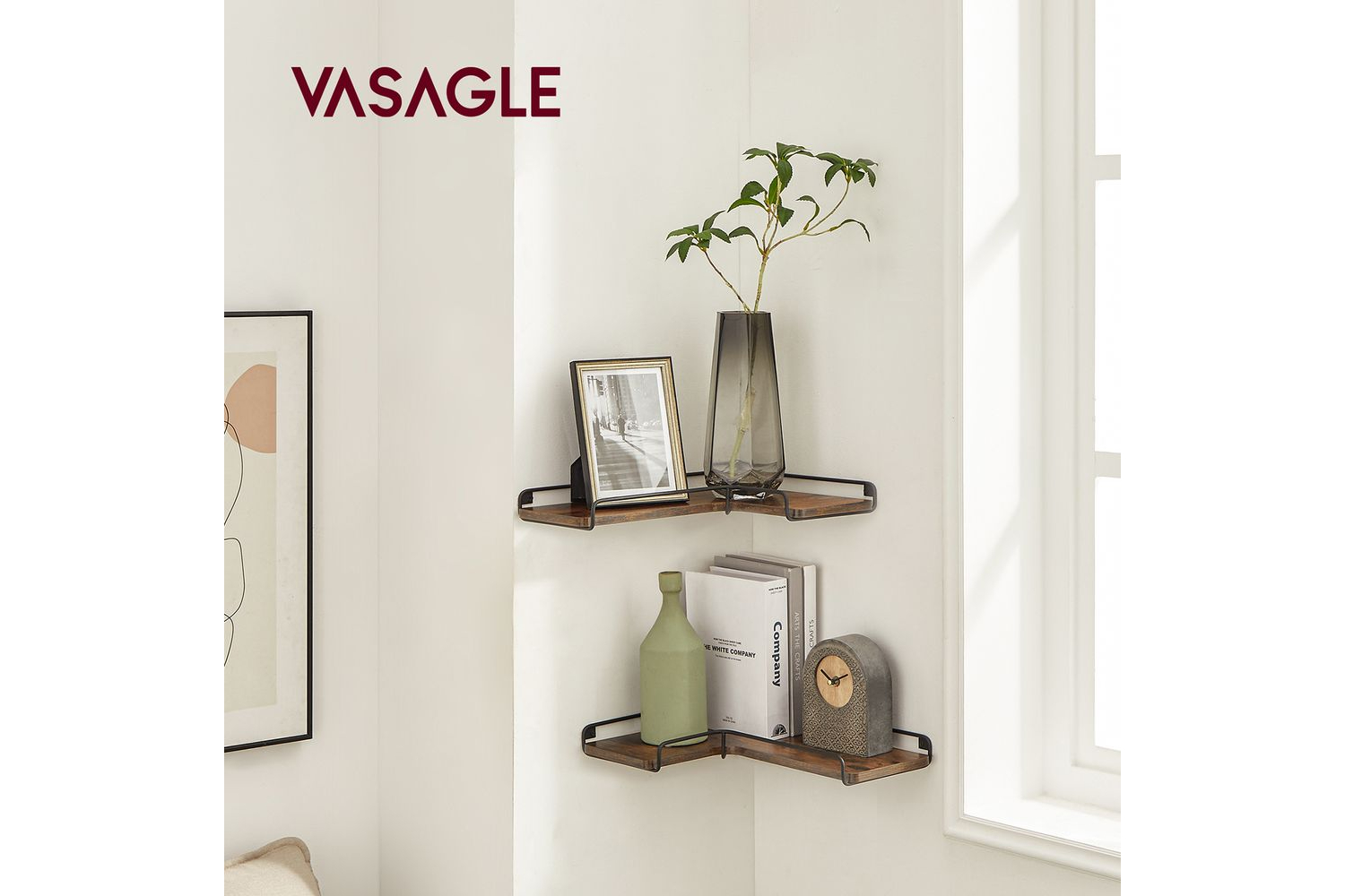 Vasagle Lls831b01 - Corner Shelf