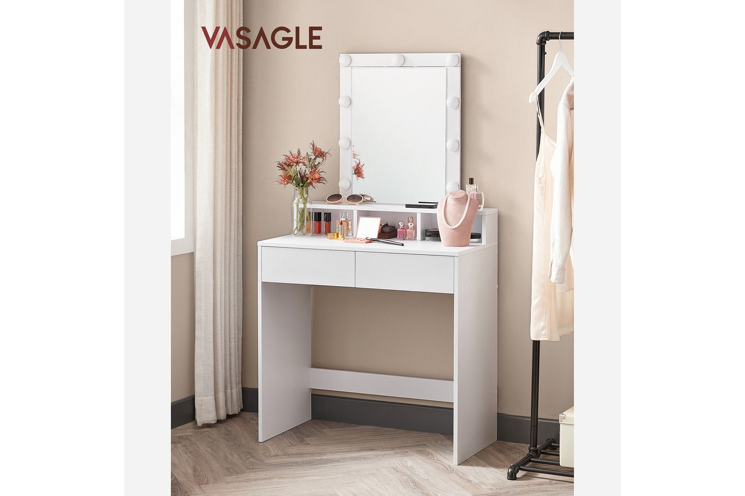 Vasagle Rdt114w01 - Vanity Table