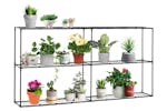 Outsunny 3 Tier Metal Plant Stand | Green