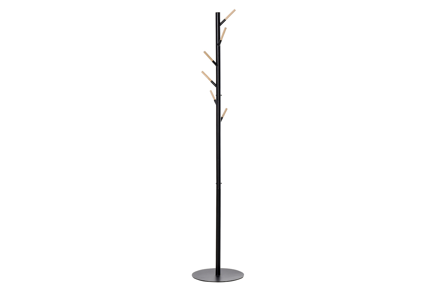 Homcom Freestanding Coat Rack with Hat Stand | Black