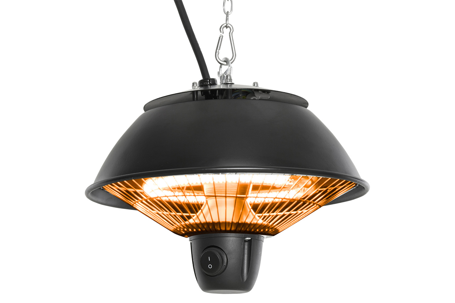 Outsunny 600W Patio Ceiling Electric Heater | Black