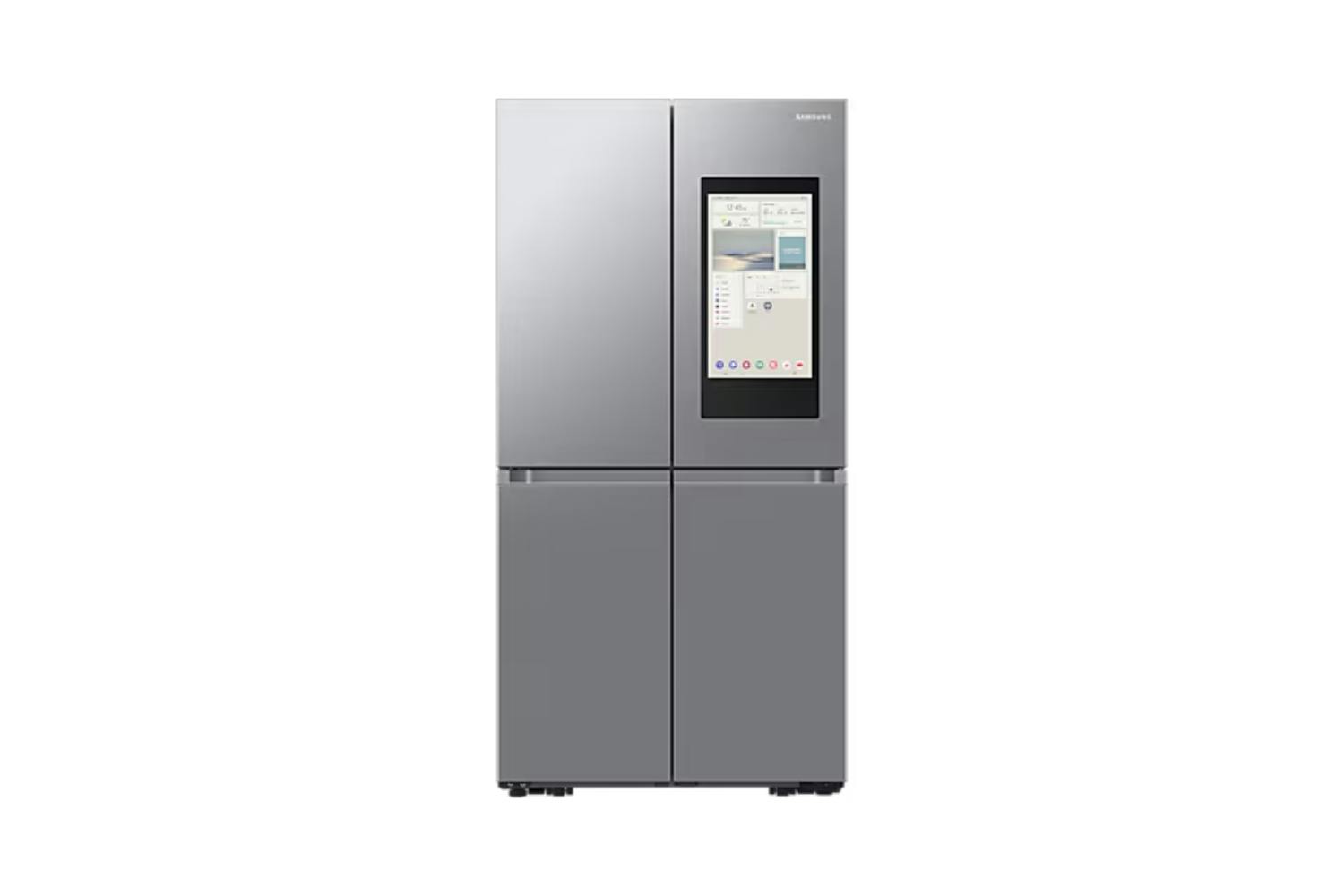 Samsung French Style Fridge Freezer with Beverage Center | Silver