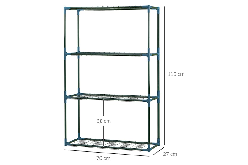 Outsunny Modern Plant Stand | Set of 2 | Green