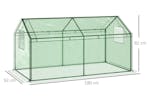 Outsunny Portable Mini Greenhouse | Green