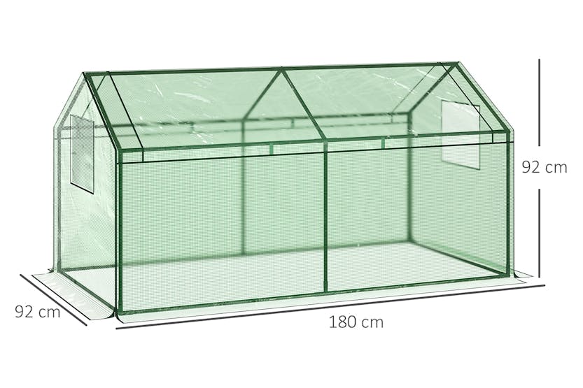 Outsunny Portable Mini Greenhouse | Green