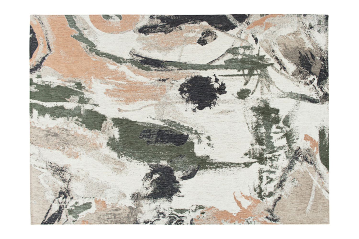 Eco Fresque Indian Rice Rug | Multi | 100 x 140 cm