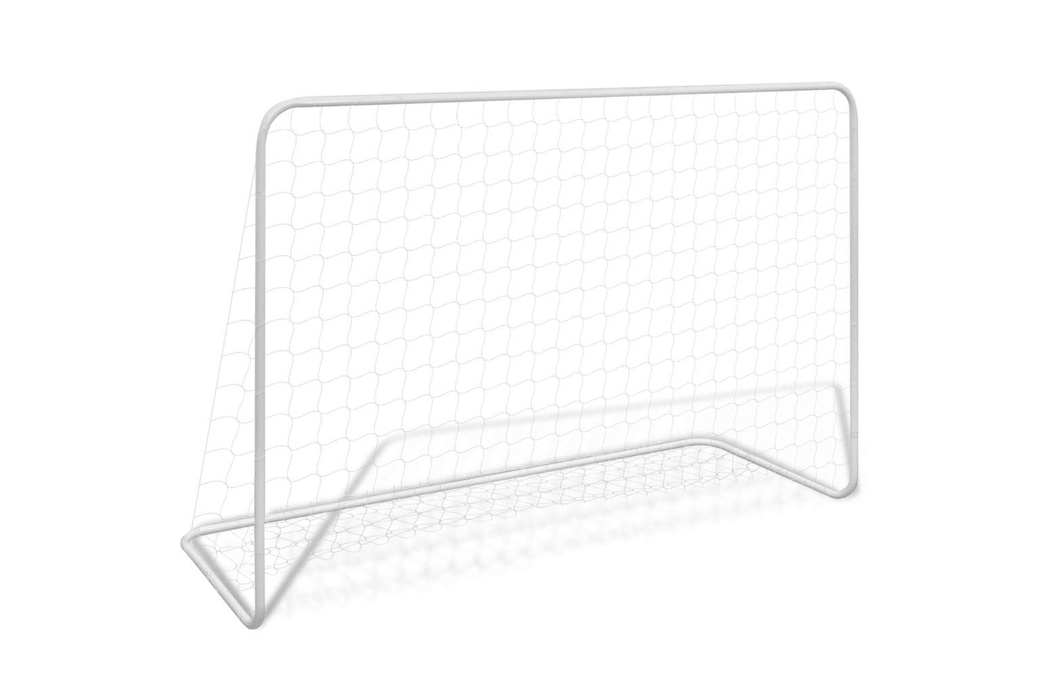 Vidaxl Football Goal With Net 182x61x122 Cm Steel White
