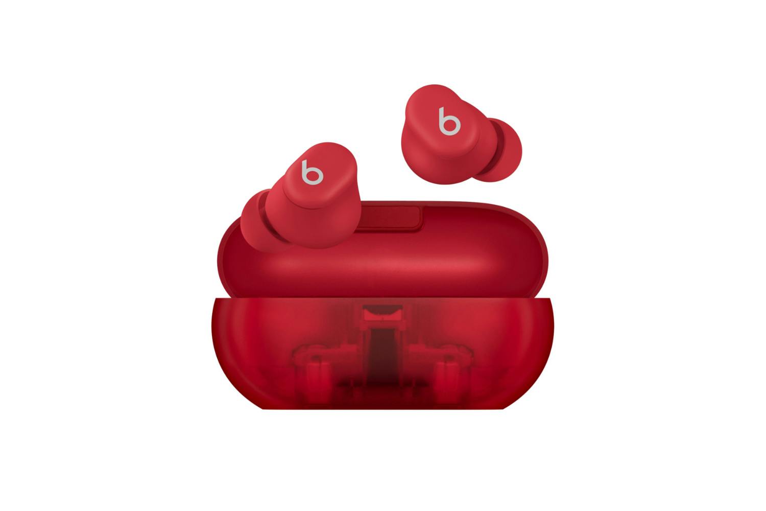 Beats Solo Buds In-Ear Wireless Earbuds | Transparent Red