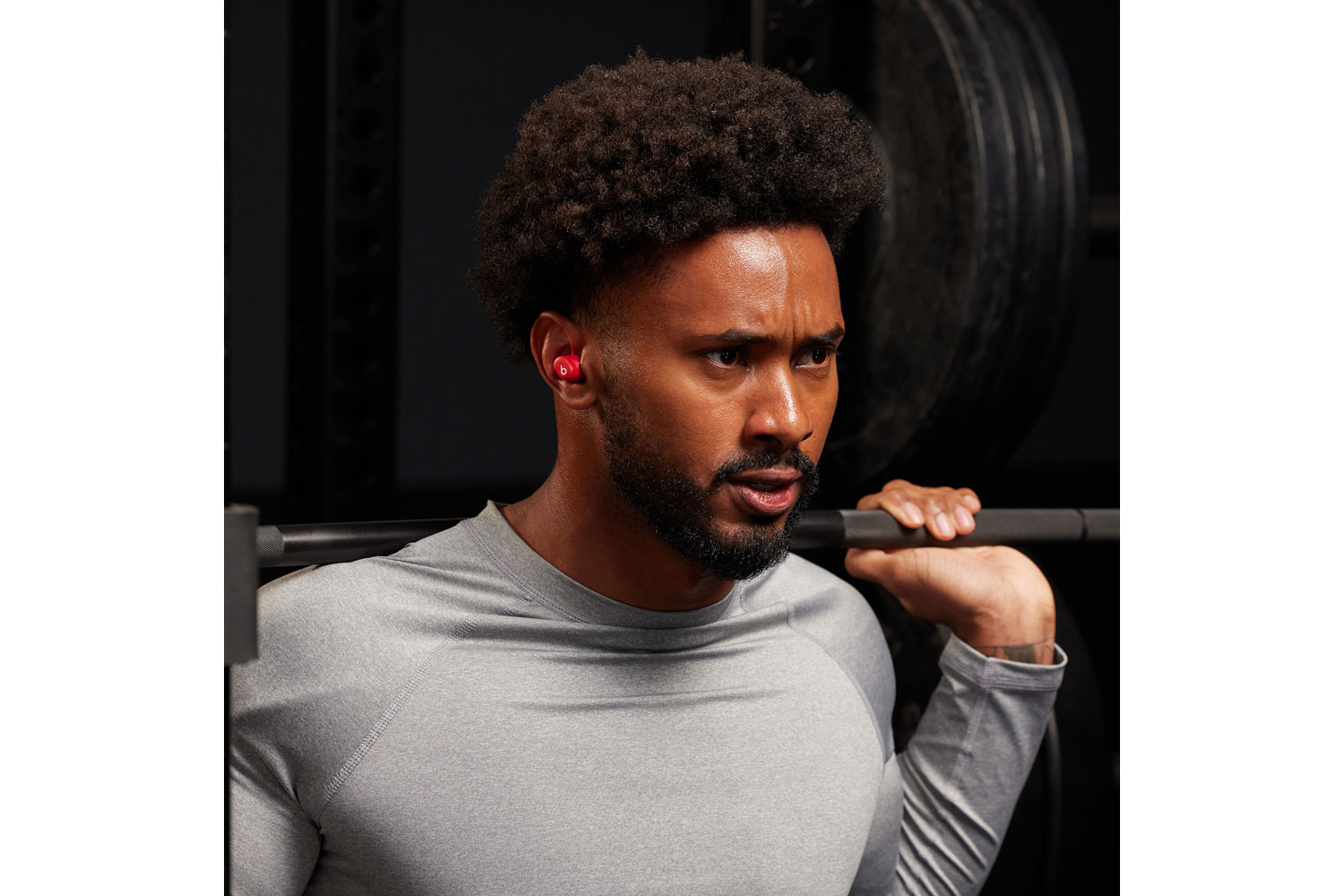 Beats Solo Buds In-Ear Wireless Earbuds | Transparent Red