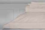 The Linen Room | 500tc Cotton Percale | Fitted Sheet | Taupe | King