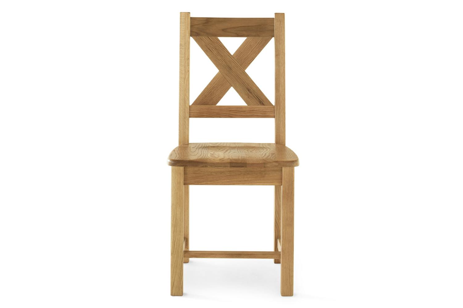Hamilton Cross Back Dining Chair | Natural