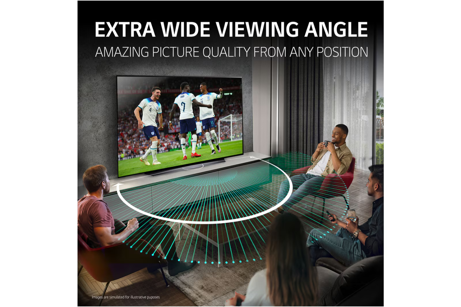 LG 77 Class C4 Series OLED evo 4K UHD Smart webOS TV (2024) OLED77C4PUA