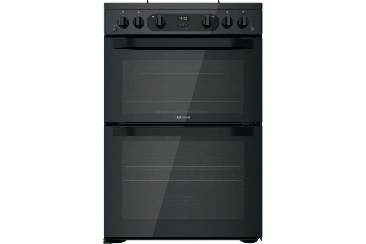 Hotpoint 60cm Double Cooker | HDM67G0CMBLPG