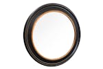 Macy Round Mirror | Black/Gold | 90cm