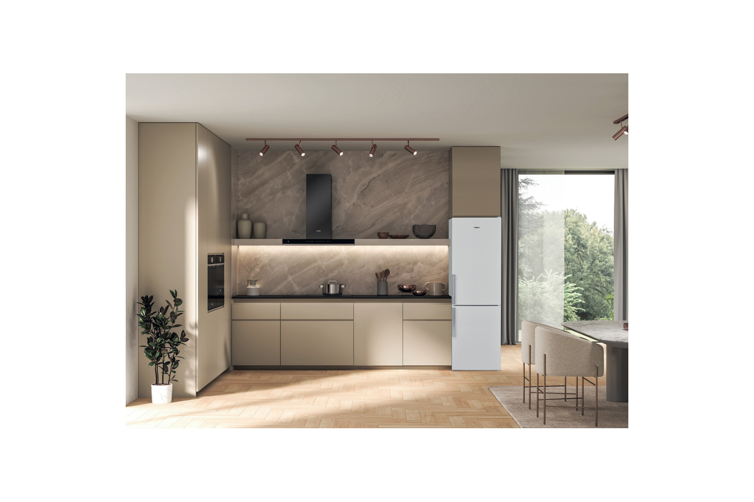 Whirlpool Freestanding Fridge Freezer | W5821EWUK