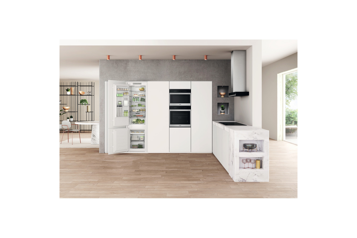Whirlpool Built-in Fridge Freezer | WHC20T322UK