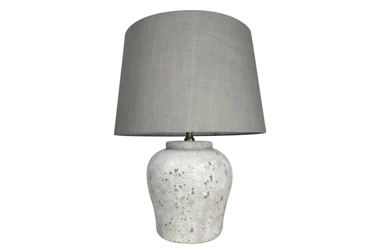 Ethan Stone Table Lamp | 65 cm | Grey