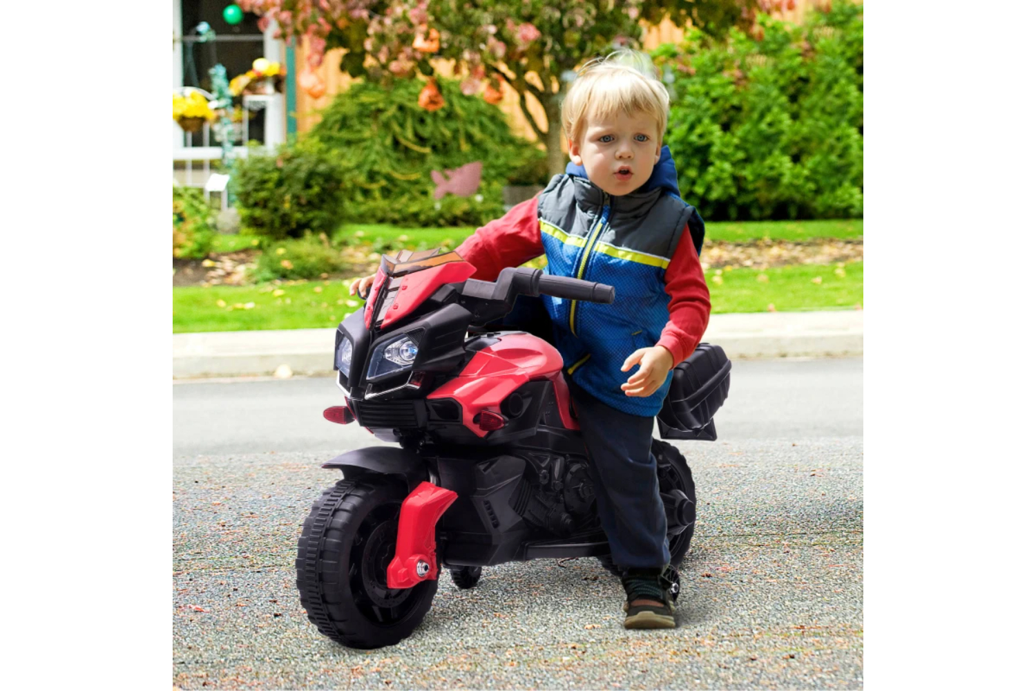 Homcom Childs Electric Motorbike | Red/Black