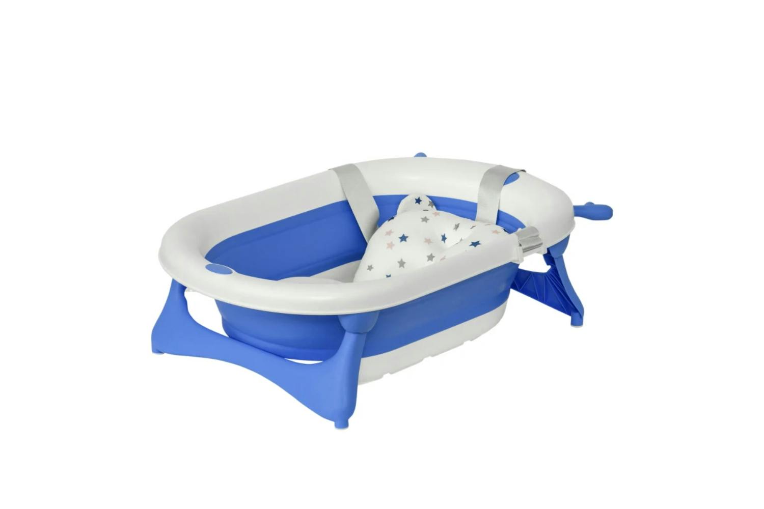 Homcom Foldable Baby Bath Tub | Blue