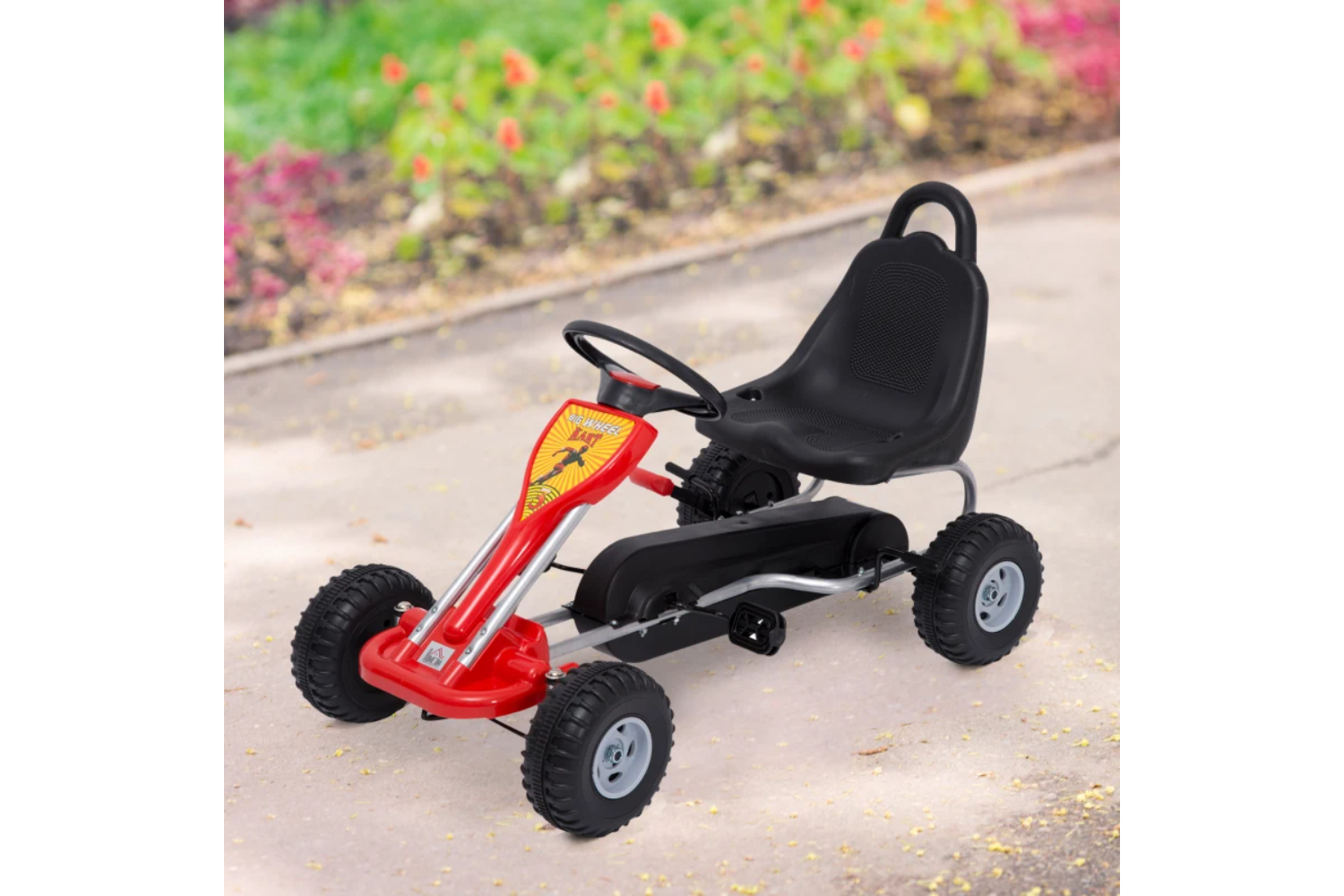 Homcom Pedal Go Kart Outdoor Fun Vehicle