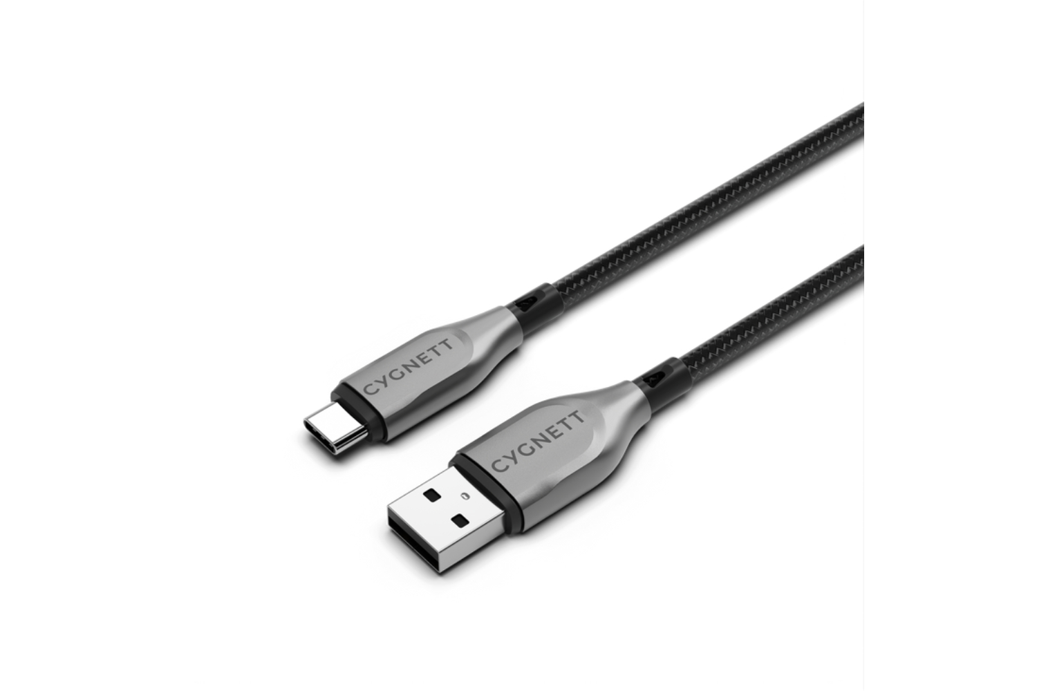 Cygnett Armoured USB-C to USB-A Cable | 1m | Black