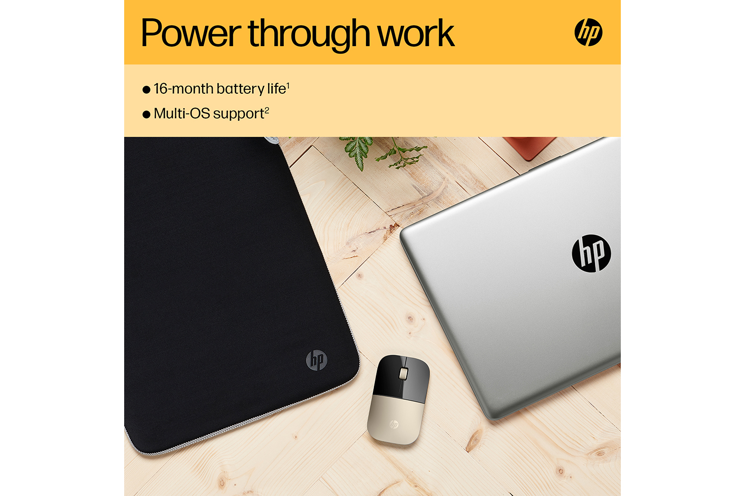 HP Z3700 Wireless Mouse | Gold