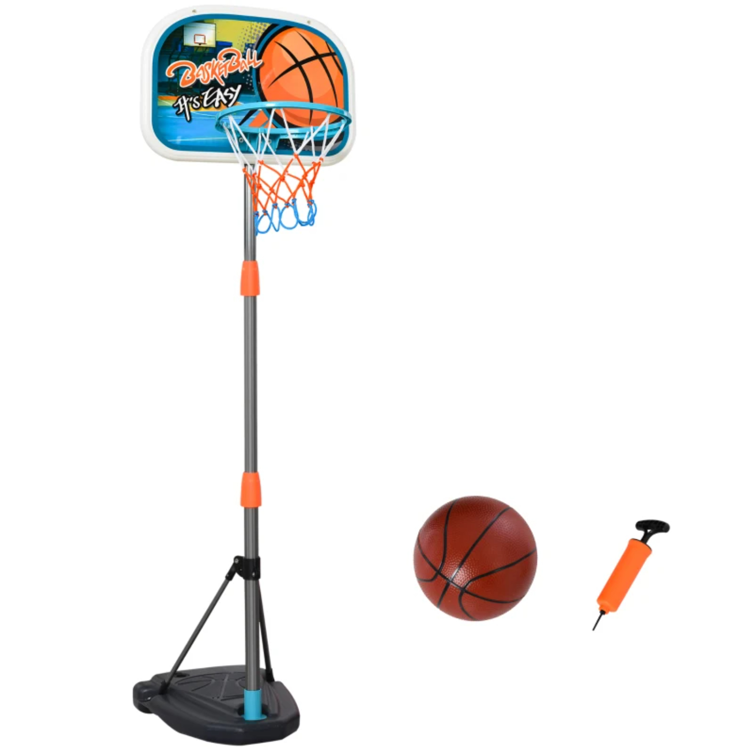 Homcom Height Adjustable Aluminium Basketball