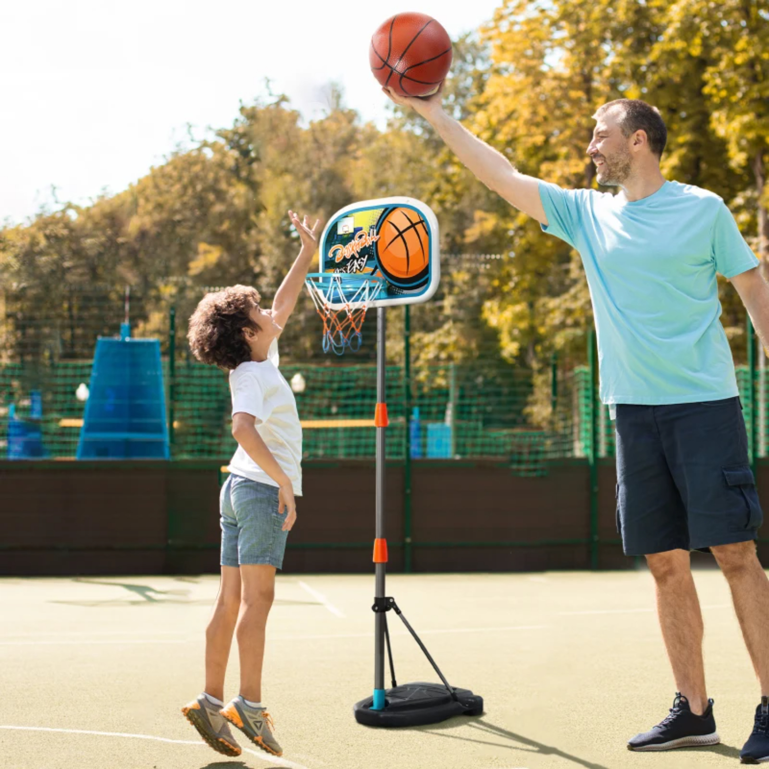 Homcom Height Adjustable Aluminium Basketball