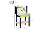 Homcom Wooden Toy Workbench Kids Tool Bench Pretend Play