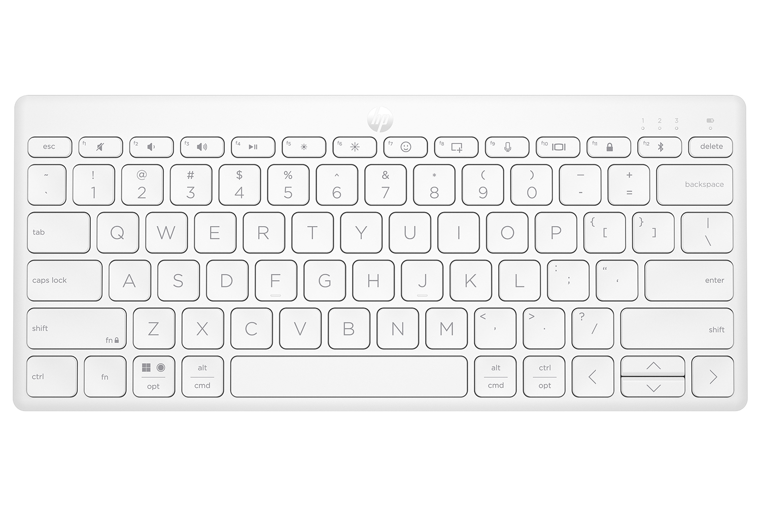 HP 350 Compact Multi-Device Bluetooth Keyboard | White
