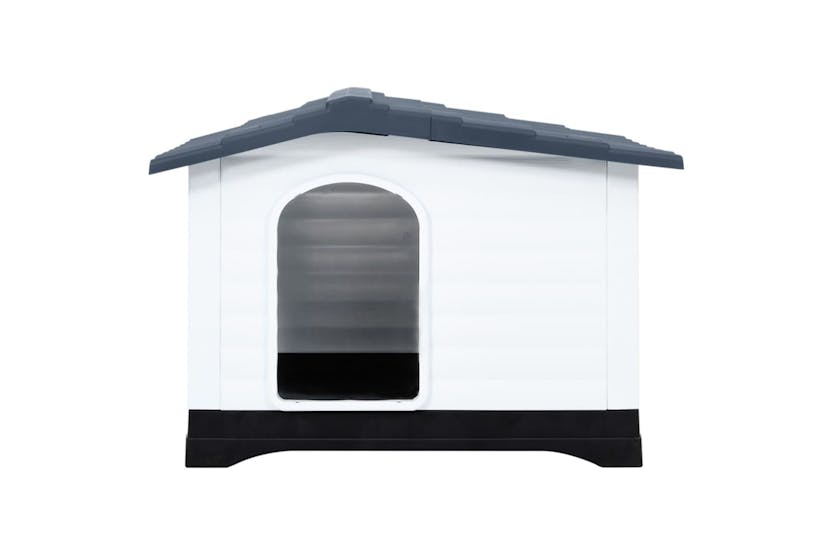 Vidaxl 152230 Dog House Grey 90.5x68x66 Cm Polypropylene