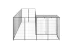 Vidaxl 3082237 Dog Kennel Black 7.26 M2 Steel