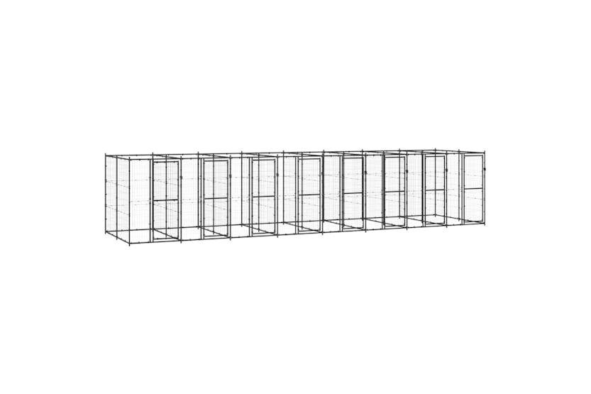 Vidaxl 3082266 Outdoor Dog Kennel Steel 19.36 M2