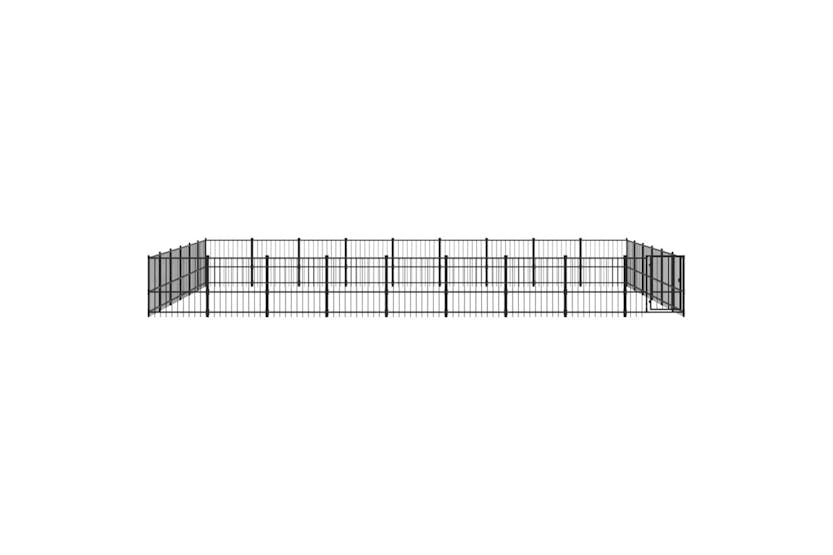 Vidaxl 3124646 Outdoor Dog Kennel Steel 50.81 M2