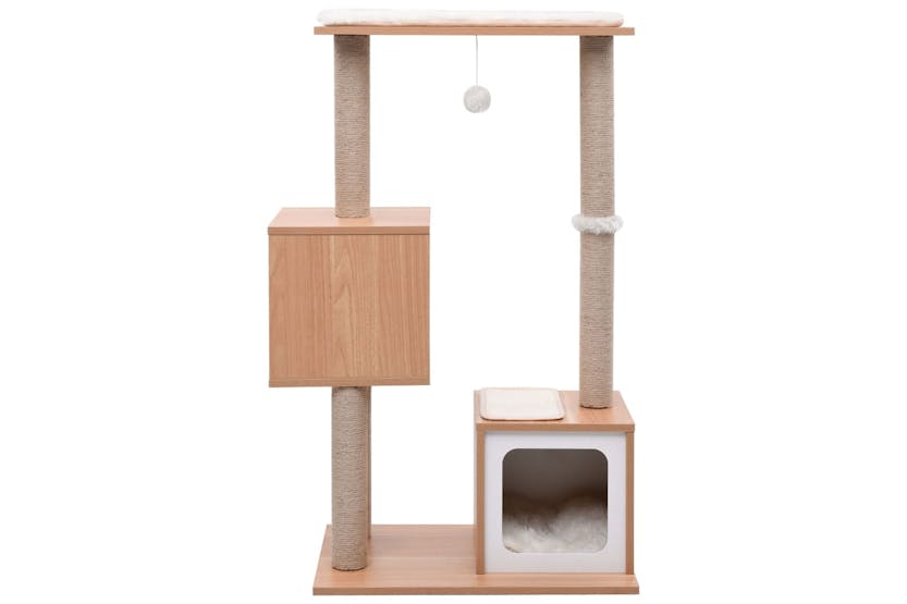 Vidaxl 170923 Cat Tree With Sisal Scratching Mat 104 Cm