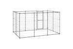 Vidaxl 3082298 Outdoor Dog Kennel Steel 7.26 M2