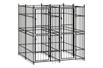 Vidaxl 3097937 Outdoor Dog Kennel Steel 3.69 M2