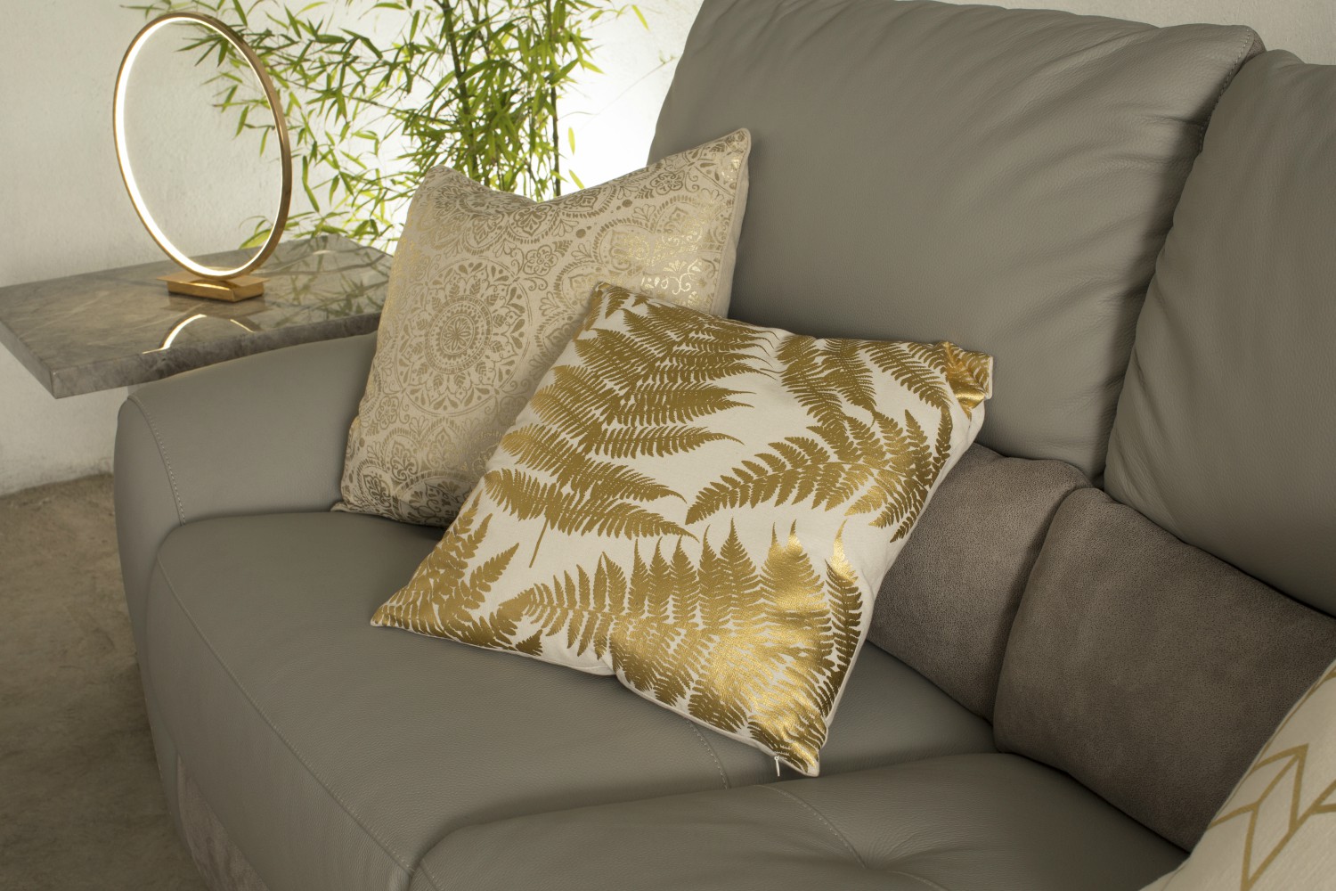 Gold Led Circle Table Lamp Ireland