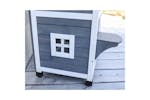 Kerbl 442026 Outdoor Cat House Family 57x55x80 Cm Grey And White