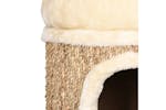 Vidaxl 170968 Cat House With Luxury Cushion 33 Cm Seagrass