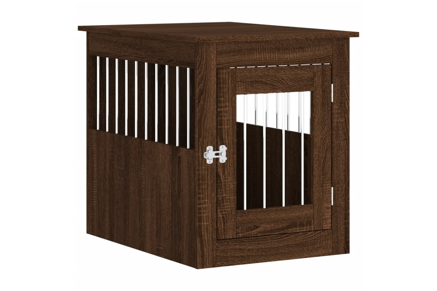 vidaXL 838322 Dog Crate Furniture Brown Oak 55x75x65cm Engineered Wood