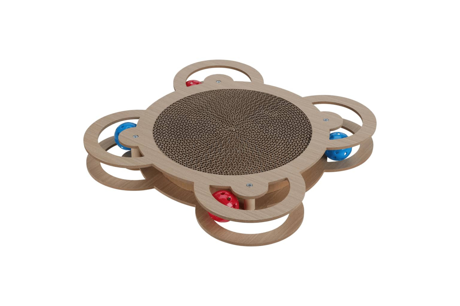 Pets Collection 447433 Cat Scratching Pad Natural 35x35x5 Cm