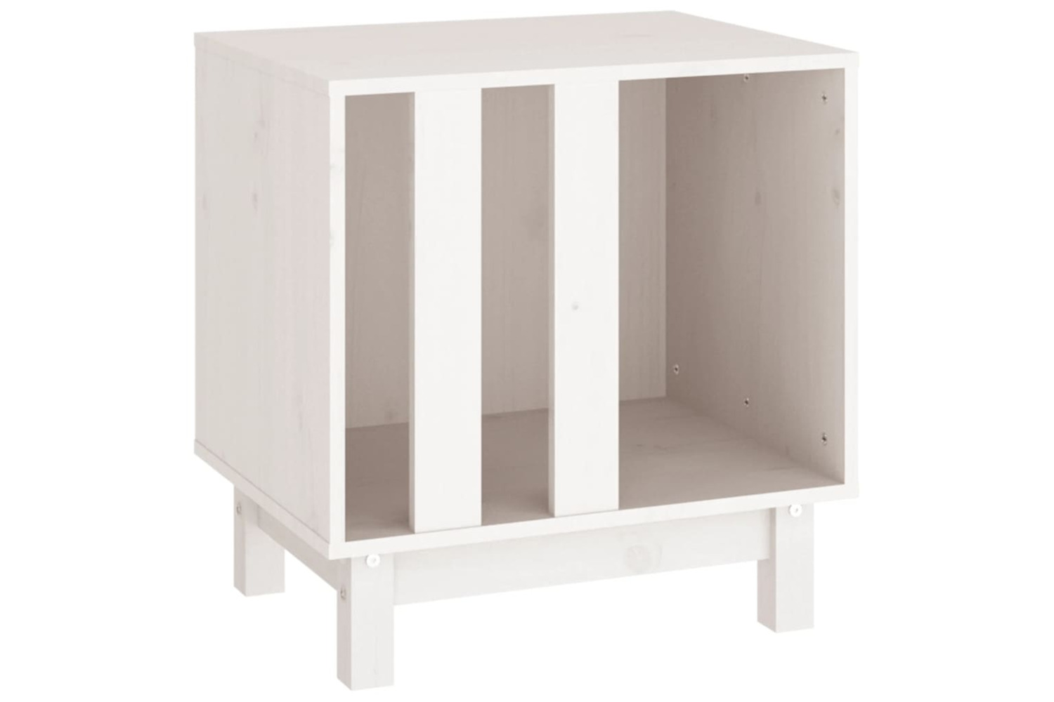 vidaXL 822472 Dog House White 50x40x52cm Solid Wood Pine