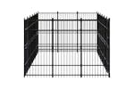 Vidaxl 3097977 Outdoor Dog Kennel Steel 16.59 M2