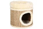 Vidaxl 170968 Cat House With Luxury Cushion 33 Cm Seagrass