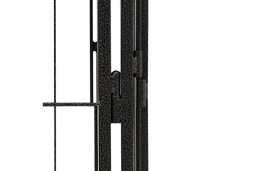 Vidaxl 3115964 32-panel Dog Playpen Black 50x100 Cm Powder-coated Steel